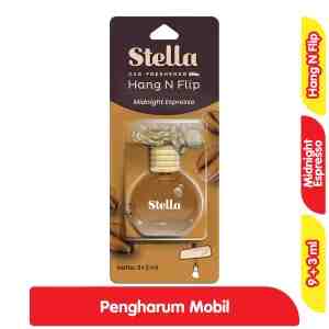 Stella Hang N Flip Pengharum Mobil Midnight Espresso 9  3 ml - Stella Hang N Flip Pengharum Mobil Midnight Espres