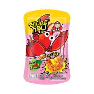 SUPER GROOB Shrimp Shape Konjac Snack w Mala  Nori Seaweed 40 g