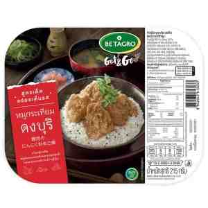 215_Betagro Donburi Garlic Pork Rice 215g. - Betagro Donburi Garlic Pork Rice 215g.