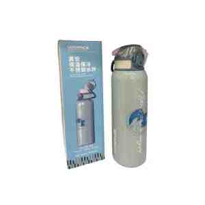 UZSPACE STAINLESS STEEL BOTTLE MISTY BLUE 700ML - UZSPACE STAINLESS STEEL BOTTLE MISTY BLUE 700ML