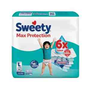 SWEETY BABY DIAPERS 54S SILVER PANTS