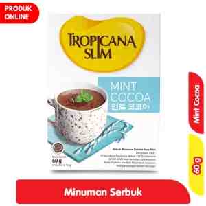Tropicana Slim Minuman Mint Cocoa 60 g - Tropicana Slim Minuman Mint Cocoa 60 g