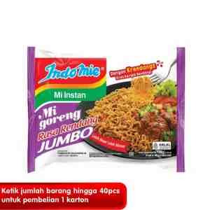 INDOMIE MI GORENG JUMBO RENDANG PCK 120GR