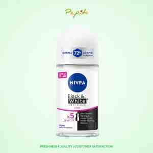 NIVEA MEN ROLL ON BLACKWHITE 50ML - NIVEA MEN ROLL ON BLACKWHITE 50ML