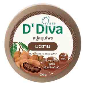 160_D Diva Tamarind Herbal Soap 160g. -  D Diva Tamarind Herbal Soap 160g.