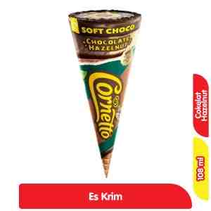 Walls Cornetto Es Krim Cokelat Hazelnut 108 ml - Walls Cornetto Es Krim Cokelat Hazelnut 108 ml