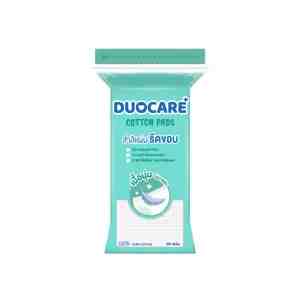 , 100  Duo Care Cotton Pads Unpressed Edge, 10... - -