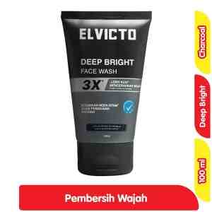 Elvicto Deep Bright Pembersih Wajah Pria 100 ml - Elvicto Deep Bright Pembersih Wajah Pria 100 ml