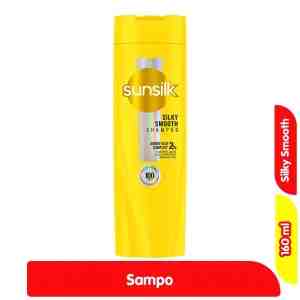 Sunsilk Sampo Silky Smooth Botol 160 ml - Sunsilk Sampo Silky Smooth Botol 160 ml