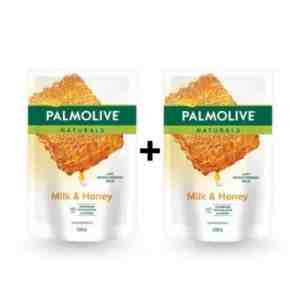 Twinpack Palmolive Naturals Milk  Honey Body Wash Pouch 400ml - pNikmati kelembutan alami dengan Palmolive Natur