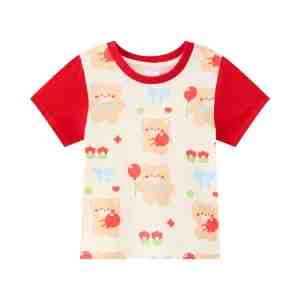 1.5-2  BESICO Kids Shirt Color Red Size 1.5-2 Y