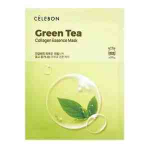 CELEBON COLLAGEN ESSENCE MASK GREEN TEA 23G - CELEBON COLLAGEN ESSENCE MASK GREEN TEA 23G