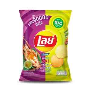 LAYS Rock Grilled PrawnSeafood Sauce 69 g.