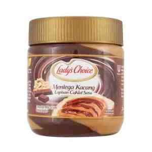 LADYS CHOICE PEANUT BUTTER CHOCOLATE STRIPE 350G