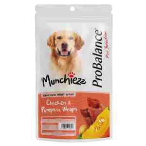 PRO BALANCE  Munchiezz Chicken  Pumpkin Wraps 100g - FeaturesProBalance Munchiezz Pumpkin Wrap with Ch