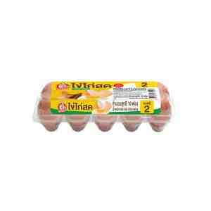 2,  10  Yok Niu Fresh Eggs Size 2, Pack of 10 - -