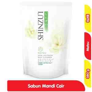 Shinzui Skin Lightening Sabun Mandi Cair Matsu Refill 380 g - Shinzui Skin Lightening Sabun Mandi Cair Matsu Re