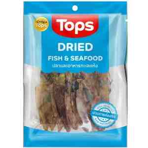 50 Tops Dried Tiny Squid 50g. - Tops Dried Tiny Squid 50g.