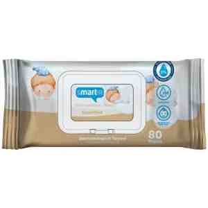 80 Smarter Baby Wipes - Smarter Sensitive Soft Gentle Baby Wipes 80sheets