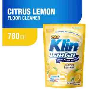 So Klin Pembersih Lantai Refill Energizing Citrus Lemon 770 ml