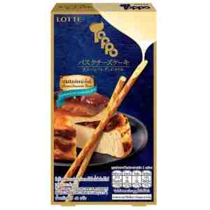 40_Lotte Toppo Vanilla Cake 40g - Lotte Toppo Vanilla Basque Cheese Cake 40g.