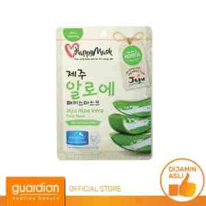 HAPPY MASK JEJU ALOE VERA FACE MASK 1S 3115279 - HAPPY MASK JEJU ALOE VERA FACE MASK 1S