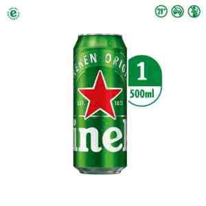 HEINEKEN CAN 500ML - Heineken Prem Lager4.8 percent ABV brewed since