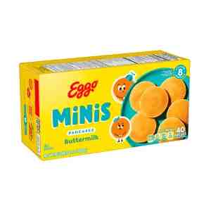 Eggo Buttermilk Mini Pancake 400g - Bite sized frozen buttermilk pancakes that microwa