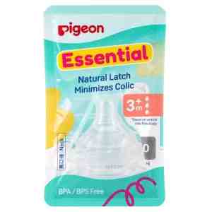 Pigeon Essential Dot Botol Susu Bayi Wide Neck 3M 2 pcs - Pigeon Essential Dot Botol Susu Bayi Wide Neck 3M