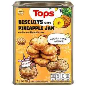 450_Tops Brand Pineapple Filled Biscuits 450g. -  Tops Brand Pineapple Filled Biscuits