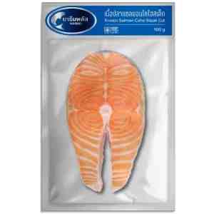 100_MP Salmon Steak Cut 100g - Marine Plus Frozen Coho Salmon Steak Cut 100g.
