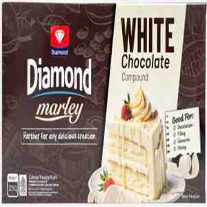 MARLEY WHITE CHOCOLATE COMPOUND 250G - MARLEY WHITE CHOCOLATE COMPOUND 250G