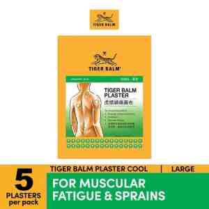 TIGER BALM Plaster Cool Large For Muscular Fatigue  Sprains 5s 76445 - Plaster Cool Large For Muscular Fatigue  Sprains