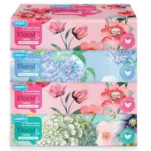 120  4_Smarter Facial Tissue 120X4 - Smarter Soft and Strong Facial Tissue 120sheets Pa