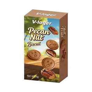 -     78 . V-LOGER Pecan Nut Biscuit 78 g.