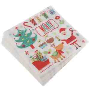 DISPOSABLE PARTY NAPKIN 20PCS PACK - DISPOSABLE PARTY NAPKIN 20PCS PACK
