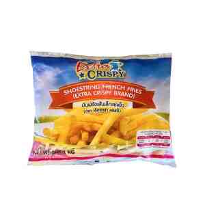 1.Extra Crispy French Fries Thin Cut 1kg - -