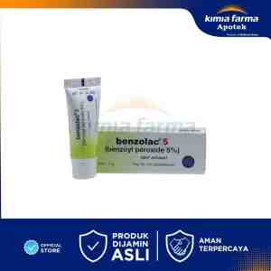 Benzolac 5  Gel 5 gr  Obat Jerawat  Kimia Farma - Benzolac 5  Gel merupakan obat dengan kandungan B