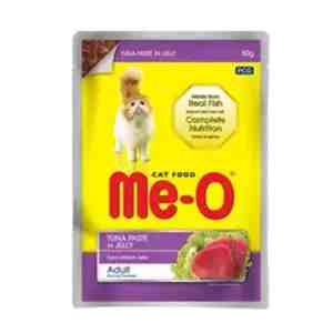 ME-O CAT FOOD TUNA IN JELLY PCH 80GR