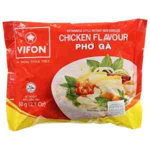 60 Vifon Pho Chicken 60g - Vifon Pho Instant Rice Noodle Chicken 60g.