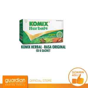 Komix Herbal Original 6 Sachet X 15Ml Batuk Berdahak  Pilek 3087243 - Komix Herbal Original 6 Sachet X 15Ml Batuk Berdah