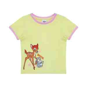 1.5-2  DISNEY Girls T-Shirt Yellow Size 1.5-2Y
