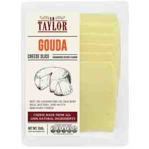 150 Bm Taylor Gouda Cheese Slices 150g. - Bm Taylor Gouda Cheese Slices 150g.