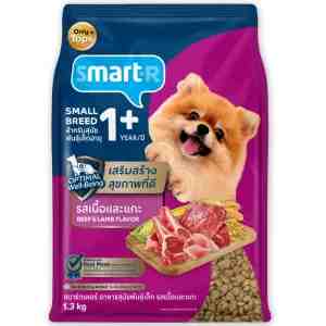 1.3. SMT SmallBreedDogBeefLamb1.3kg - Smarter Small Breed Dog Food Beef and Lamb Flavor