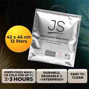 JS Cooler Bag Large 1unit - Keep food fresh on the go with the 12L Jaya Grocer