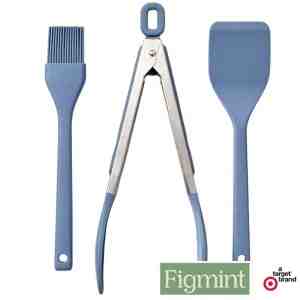 Figmint Silicone Mini Turner Set Blue - Figmint Silicone Mini Turner Set Blue