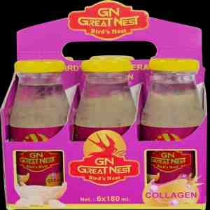 GN GREAT NEST BIRDS NEST COLLAGEN 180ML X6S - GN GREAT NEST BIRDS NEST COLLAGEN 180ML X6S