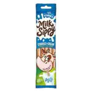 Milk Sippy Bead Straws Cookies  Cream 30gm - 628201