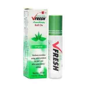 V Fresh Minyak Angin Aromatherapy Original Botol Roll On 8 ml - V-Fresh Original adalah minyak aromaterapi roll on