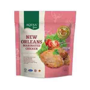 AQINA MARINATED NEW ORLEAN SKINLESS BB 500G - AQINA MARINATED NEW ORLEAN SKINLESS BB 500G